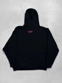 Image 2 of Salem American Flag Stone Studded Rhinestone Logo Hoodie