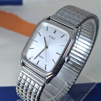 Image 4 of 1994 Seiko Spirit 'Tank' Steel Quartz Dress Watch (5e31-5B50)