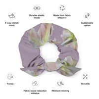 Image 4 of Brazilian Angel Flower Hair Scrunchie - Lavender