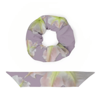 Image 6 of Brazilian Angel Flower Hair Scrunchie - Lavender