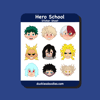 Hero School Sticker Sheet