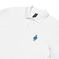 Image 2 of Birdflip® white golf shirt