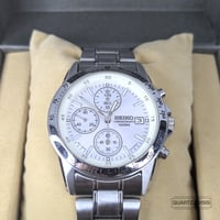 Image 2 of 2015 Seiko White Dial Quartz Racing Chronograph Wristwatch (7T92-0DW0)