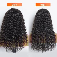 Image 3 of 13x4 Deep Wave Transparent Lace Front Wig 