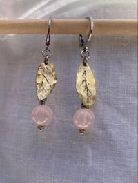 Image 1 of Fruity Earrings - Rose Quartz