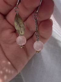 Image 3 of Fruity Earrings - Rose Quartz