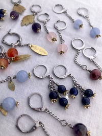 Image 3 of Fruity Earrings - Aquamarine