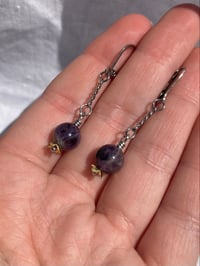 Image 2 of Fruity Earrings - Amethyst II