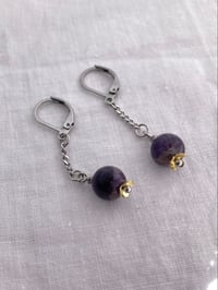 Image 3 of Fruity Earrings - Amethyst II