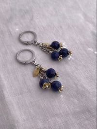 Image 1 of Fruity Earrings - Lapis Lazuli II