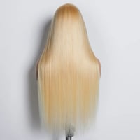 Image 3 of 13"x4" Straight 613 Lace Frontal Wig 
