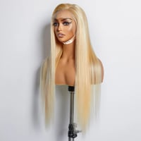 Image 1 of 13"x4" Straight 613 Lace Frontal Wig 