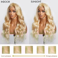 Image 4 of 13"x4" Body Wave 613 Lace Frontal Wigs 