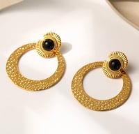Image 4 of Cleo Hammered Earrings 