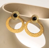 Image 3 of Cleo Hammered Earrings 