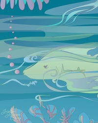 Image 4 of Cotton Tapestry - Mermaid's Gift