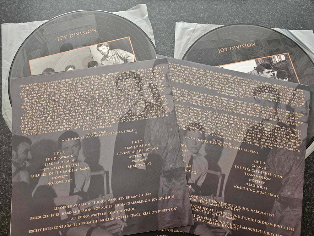 Image of JOY DIVISION ABSTRACT SOUNDS 2LP RARE TRACKS