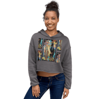 Image 3 of Wheel of Fortune Crop Hoodie