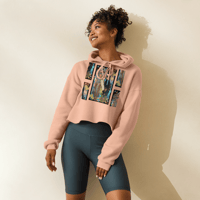 Image 4 of Wheel of Fortune Crop Hoodie