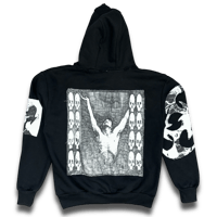 Image 2 of MARY BLACK ZIP HOODIE