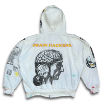 Image 4 of BRAIN HACKERS ZIP HOODIE