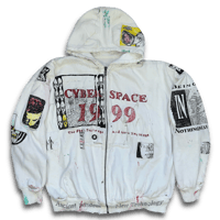 Image 2 of BRAIN HACKERS ZIP HOODIE