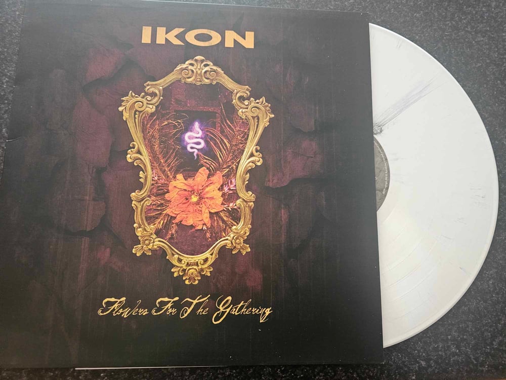 Image of IKON FLOWERS FOR THE GATHERING WHITE VINYL LP