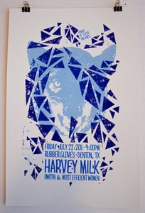 Image of "Neon Wolf" Harvey Milk Screen Printed Poster 