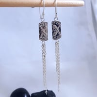 Image 1 of Vintage Threepence Coin Earrings