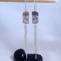 Image 3 of Vintage Threepence Coin Earrings