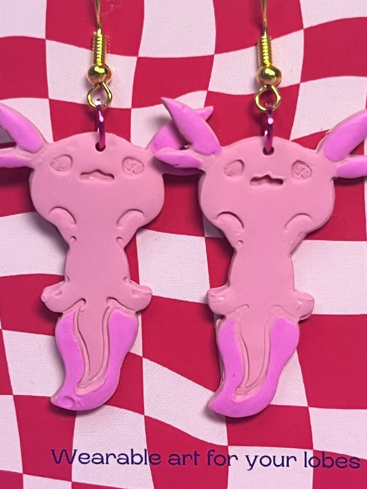 Image of Axolotl Earrings