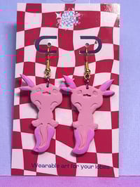 Image 2 of Axolotl Earrings