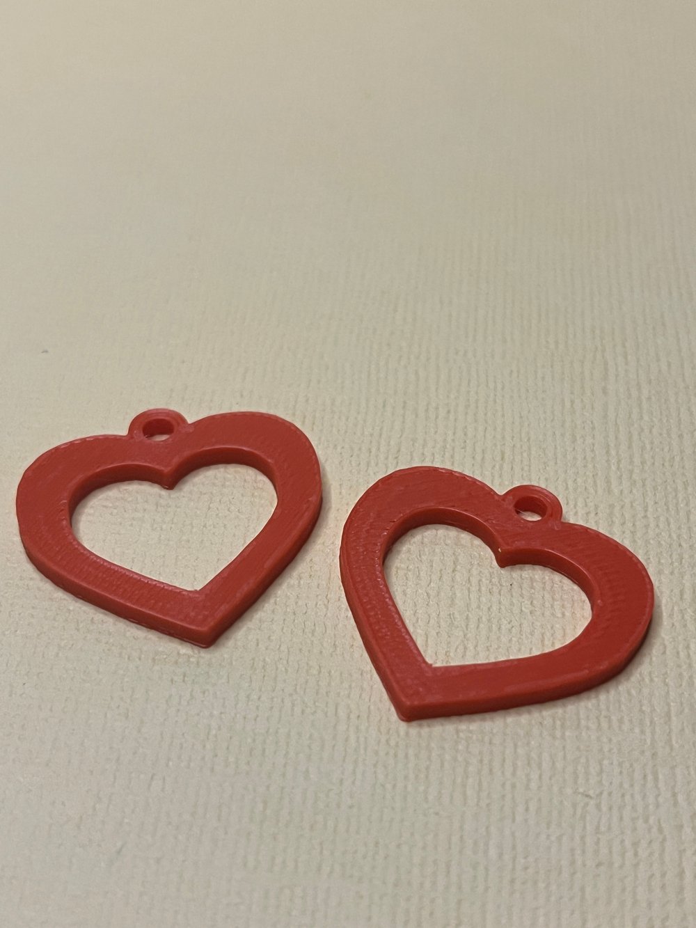 Image of 3D Printed Hearts