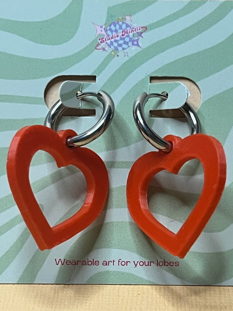 Image of 3D Printed Hearts
