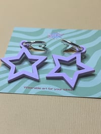 Image 2 of 3D Printed Star Earrings