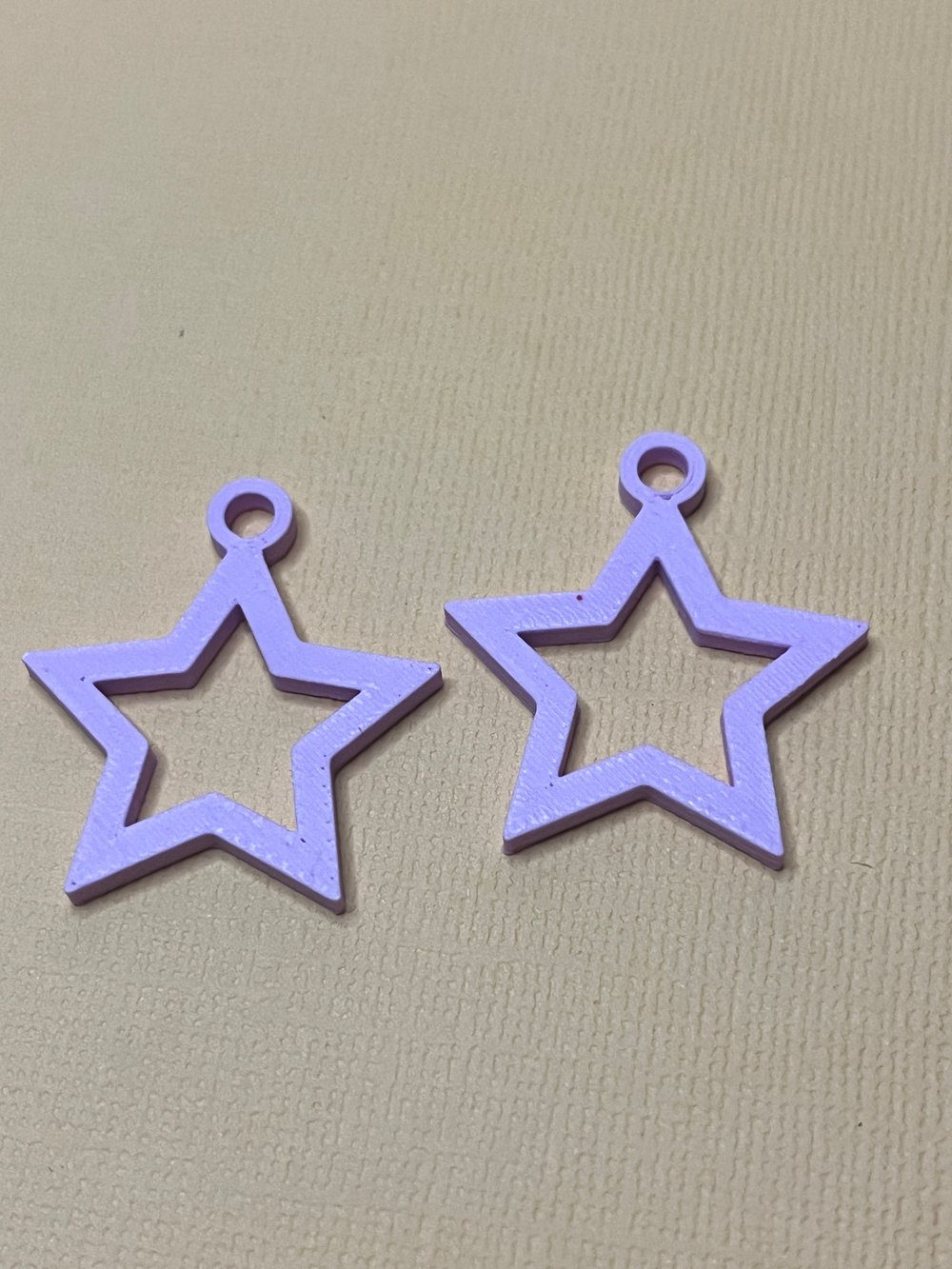Image of 3D Printed Star Earrings