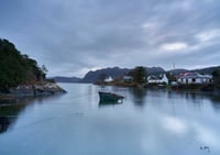 Blue hour at Plockton exclusive print