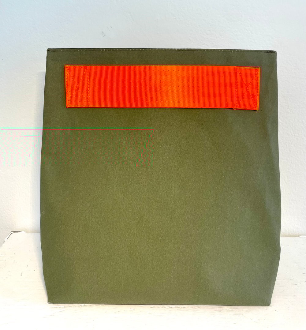 Image of TRAVEL POUCH LARGE - KHAKI CANVAS