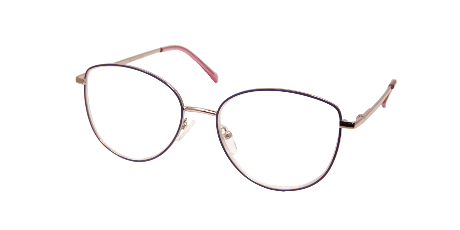 Image of Visa Reading Glasses (#12304) Silver/Lilac