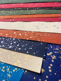 Image 4 of Metallic SPLATTER papers; MANY combinations available