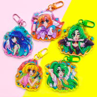 Image 1 of Higurashi Colourful Gradient Acrylic Keychains