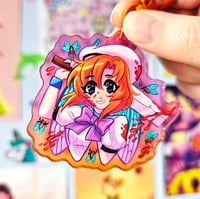 Image 3 of Higurashi Colourful Gradient Acrylic Keychains