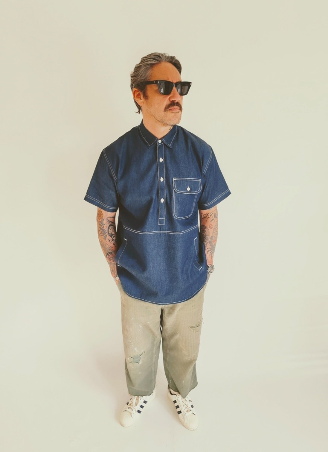 Image of "BUCKS" Shortsleeve Overshirt 