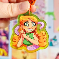 Image 6 of Total Drama Colourful Gradient Acrylic Keychains