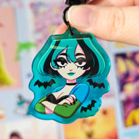 Image 4 of Total Drama Colourful Gradient Acrylic Keychains