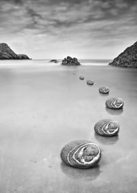Pathway of Pebbles exclusive print (monochrome)