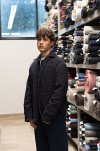 Image 2 of ÉFÉMÈRE Ocean sand Tailored Wool Shirt 