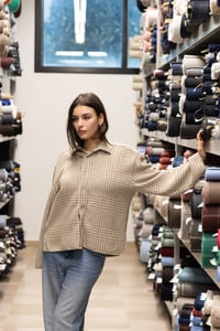 Image 2 of ÉFÉMÈRE Camel Heritage Tailored Wool Shirt 