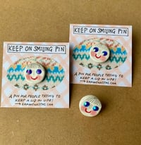 Image 2 of Smiling Face Pin