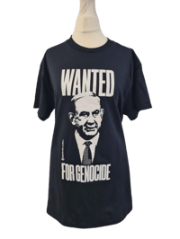 Image of Netanyahu Wanted T-shirt - Black